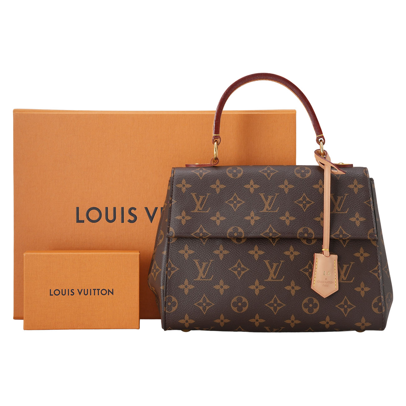 LOUIS VUITTON(USED)루이비통 모노그램 클루니 BB & LV 서클 키링